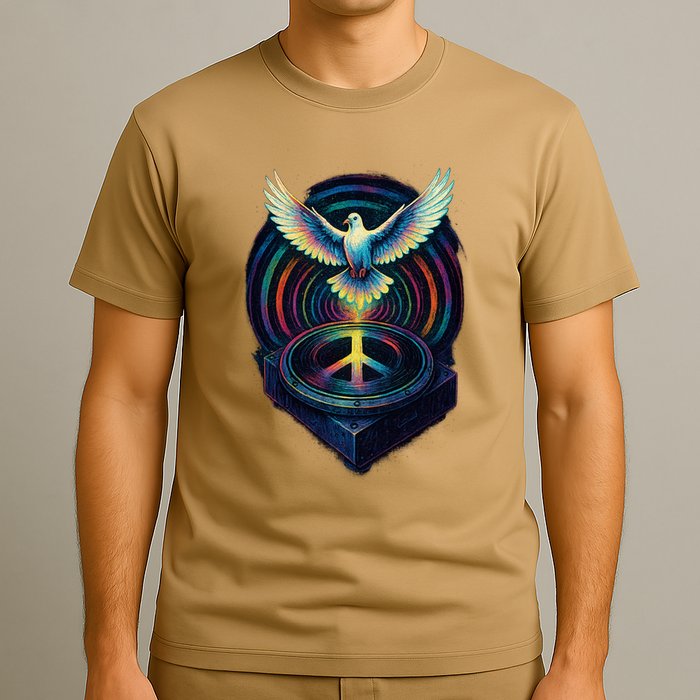 Peaceful Turntable Vibes T-Shirt