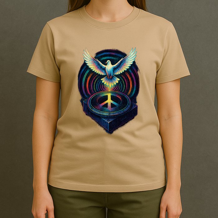 Peaceful Turntable Vibes T-Shirt