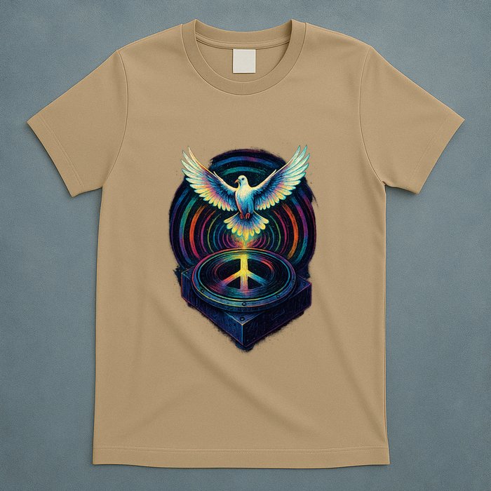 Peaceful Turntable Vibes T-Shirt