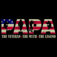Papa The Veteran The Myth The Legend Sweatshirt