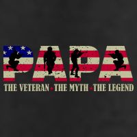 Papa The Veteran The Myth The Legend Adult Drive Performance Visor