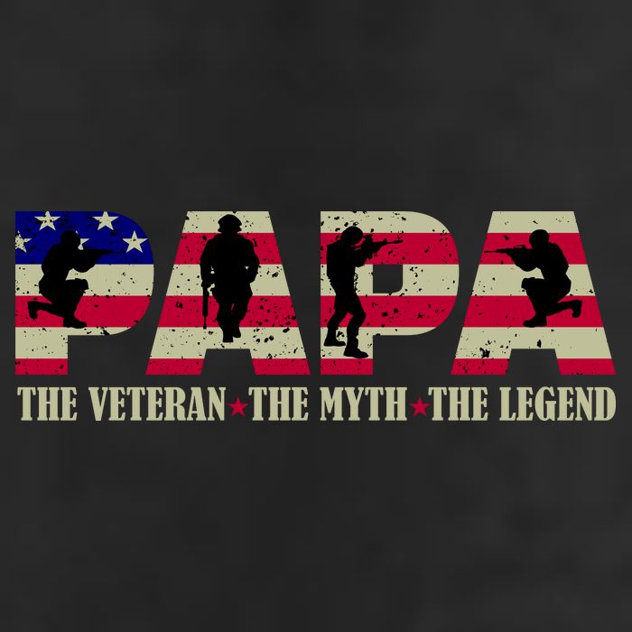 Papa The Veteran The Myth The Legend Adult Drive Performance Visor