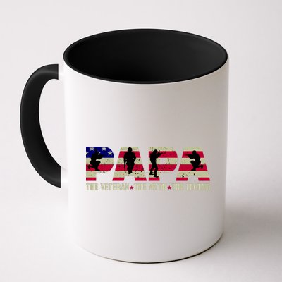 Papa The Veteran The Myth The Legend Mug
