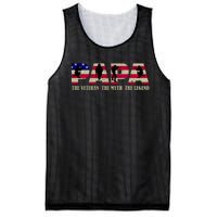 Papa The Veteran The Myth The Legend Mesh Reversible Basketball Jersey Tank