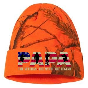 Papa The Veteran The Myth The Legend Kati Licensed 12" Camo Beanie