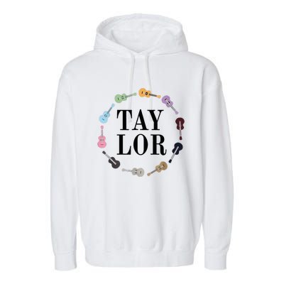 Personalized Taylor Vintage Birthday Girl Design Garment-Dyed Fleece Hoodie