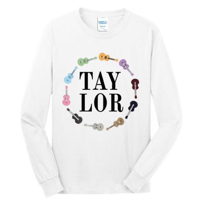 Personalized Taylor Vintage Birthday Girl Design Tall Long Sleeve T-Shirt