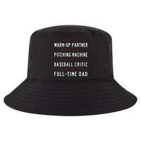 Part Time Warm Up Partner Pitching Baseball Full Time Dad Cool Comfort Performance Bucket Hat