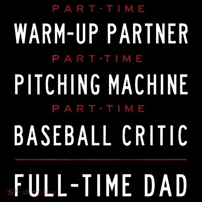 Part Time Warm Up Partner Pitching Baseball Full Time Dad City Backpack