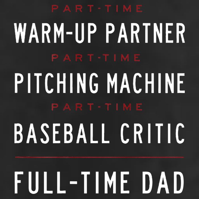 Part Time Warm Up Partner Pitching Baseball Full Time Dad Trucker Hat