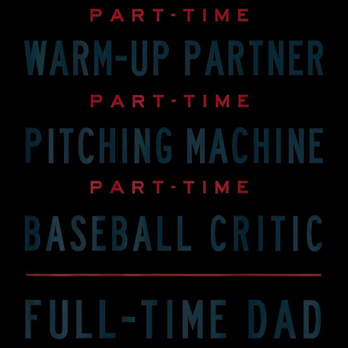 Part Time Warm Up Partner Pitching Baseball Full Time Dad 16oz Travel Tumbler