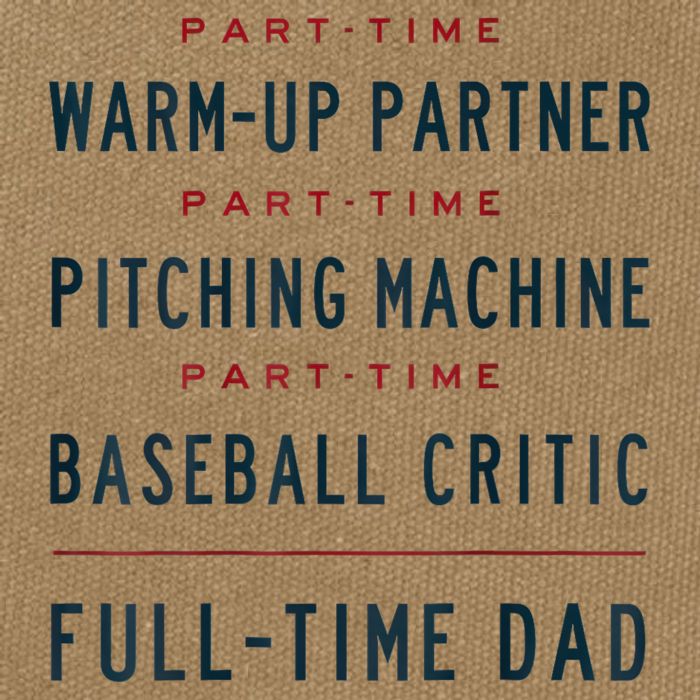 Part Time Warm Up Partner Pitching Baseball Full Time Dad Cotton Canvas Backpack