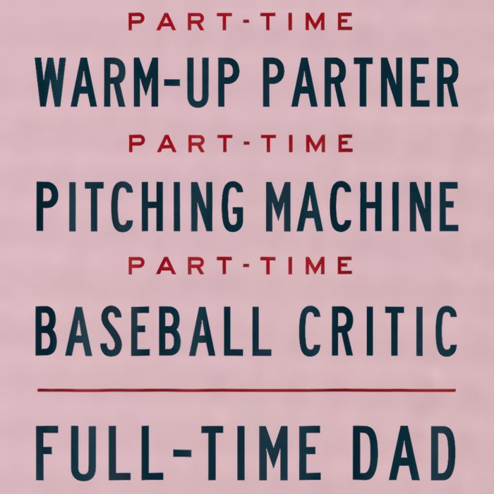 Part Time Warm Up Partner Pitching Baseball Full Time Dad 25L Jumbo Tote