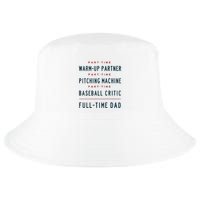 Part Time Warm Up Partner Pitching Baseball Full Time Dad Cool Comfort Performance Bucket Hat