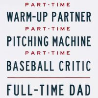 Part Time Warm Up Partner Pitching Baseball Full Time Dad Bucket Hat