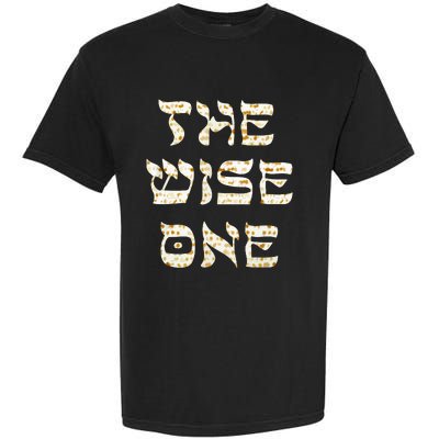 Passover The Wise One Funny Pesach Gift Garment-Dyed Heavyweight T-Shirt