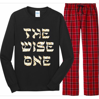 Passover The Wise One Funny Pesach Gift Long Sleeve Pajama Set