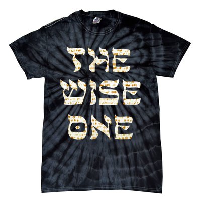 Passover The Wise One Funny Pesach Gift Tie-Dye T-Shirt