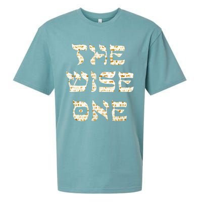 Passover The Wise One Funny Pesach Gift Sueded Cloud Jersey T-Shirt