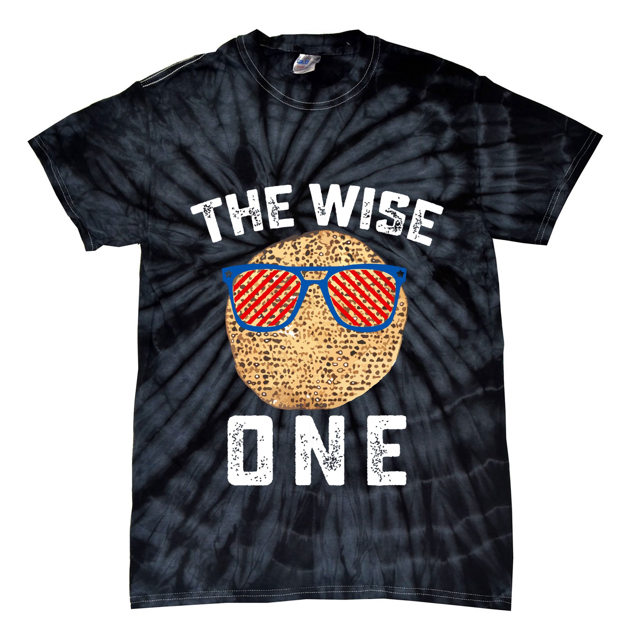 Passover The Wise One Jewish Pesach Funny Matzo Jew Holiday Tie-Dye T-Shirt