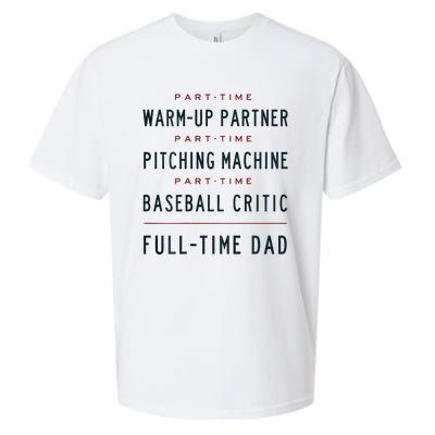 Part Time Warm Up Partner Pitching Baseball Sueded Cloud Jersey T-Shirt