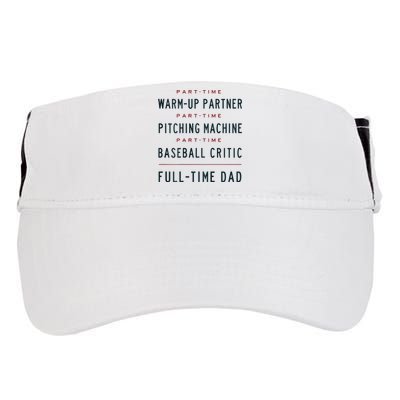 Part Time Warm Up Partner Pitching Baseball Adult Drive Performance Visor