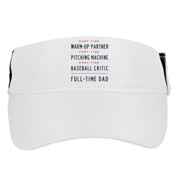 Part Time Warm Up Partner Pitching Baseball Adult Drive Performance Visor