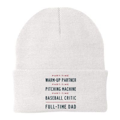 Part Time Warm Up Partner Pitching Baseball Knit Cap Winter Beanie