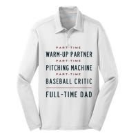 Part Time Warm Up Partner Pitching Baseball Silk Touch Performance Long Sleeve Polo