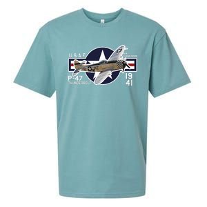 P47 Thunderbolt Ww2 Sueded Cloud Jersey T-Shirt