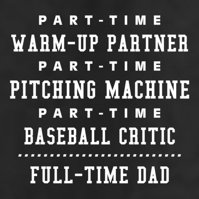 Part Time Warm Up Partner Pitching Baseball Full Time Dad Cute Gift 11oz C Handle Ceramic Mug