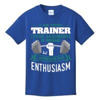 Personal Trainer Workout Coach Gym Fitness Instructor Gift Kids T-Shirt