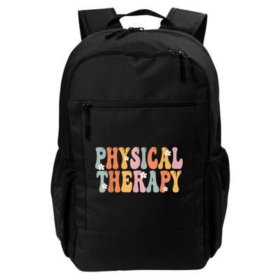 Physical Therapy Week Groovy Appreciation Day For Women Work Backpack