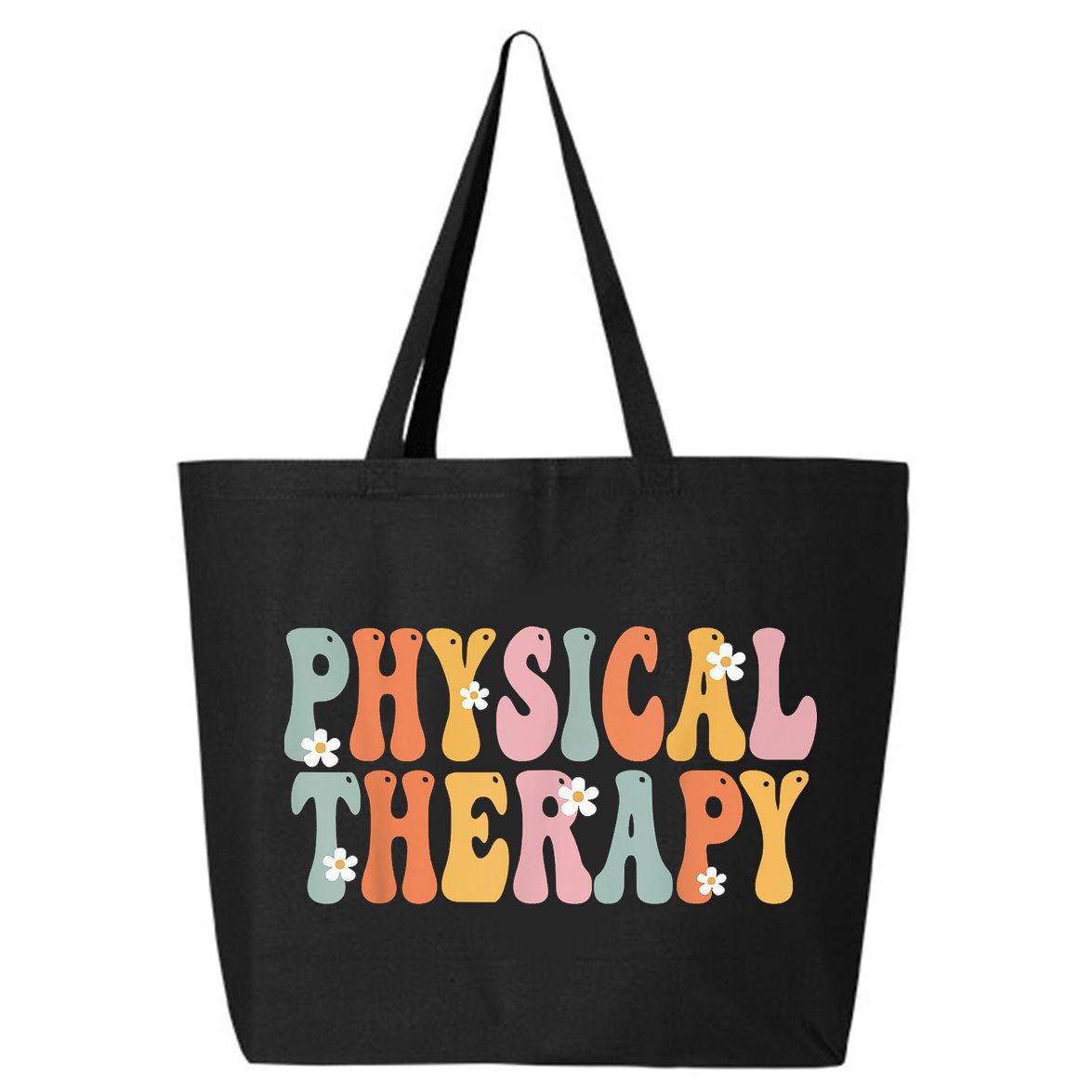 Physical Therapy Week Groovy Appreciation Day For Women Work 25L Jumbo Tote