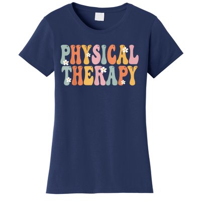 Physical Therapy Week Groovy Appreciation Day For Women Work Women's T-Shirt