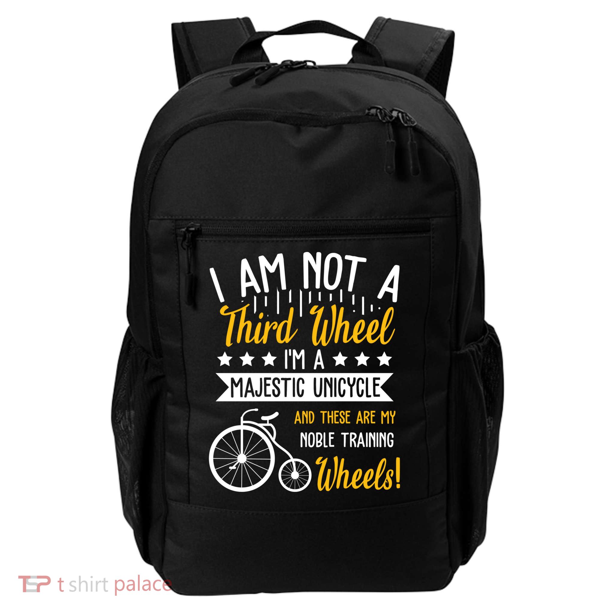 Professional Third Wheel Unicycle Dating Humor Sarcasm Gift Backpack