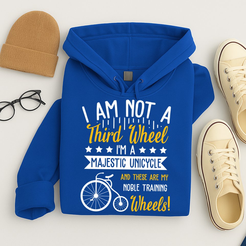 Professional Third Wheel Unicycle Dating Humor Sarcasm Gift Hoodie