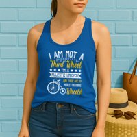 Professional Third Wheel Unicycle Dating Humor Sarcasm Gift Womens Tank Top