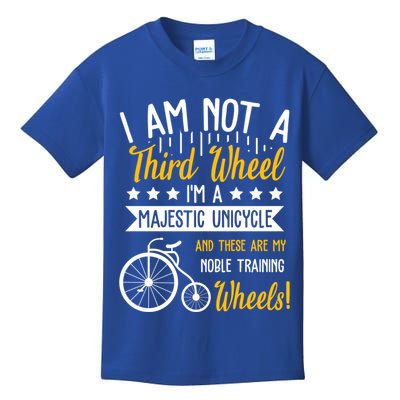 Professional Third Wheel Unicycle Dating Humor Sarcasm Gift Kids T-Shirt