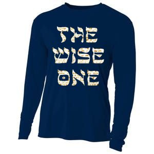 Passover The Wise One Funny Pesach Gift Cooling Performance Long Sleeve Crew