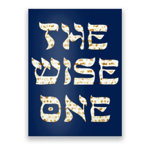 Passover The Wise One Funny Pesach Gift Poster