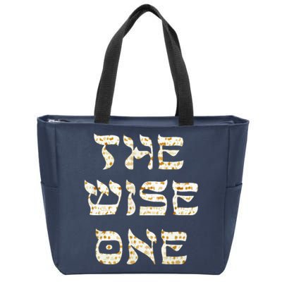 Passover The Wise One Funny Pesach Gift Zip Tote Bag