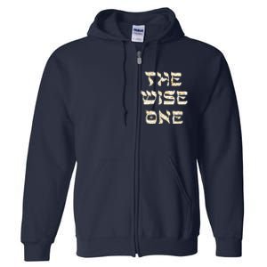 Passover The Wise One Funny Pesach Gift Full Zip Hoodie