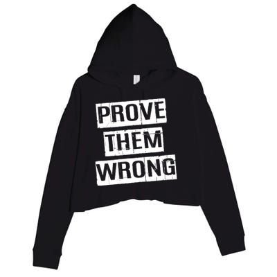 Prove Them Wrong Crop Fleece Hoodie