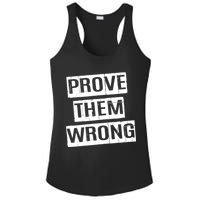 Prove Them Wrong Ladies PosiCharge Competitor Racerback Tank