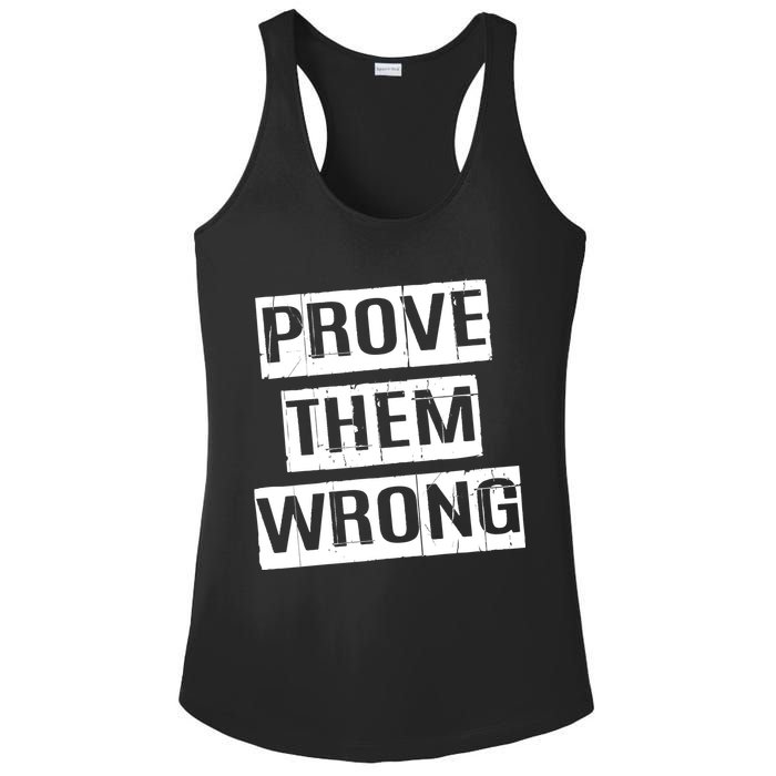 Prove Them Wrong Ladies PosiCharge Competitor Racerback Tank