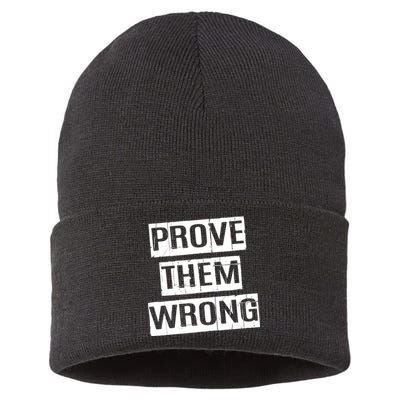 Prove Them Wrong Sustainable Knit Beanie
