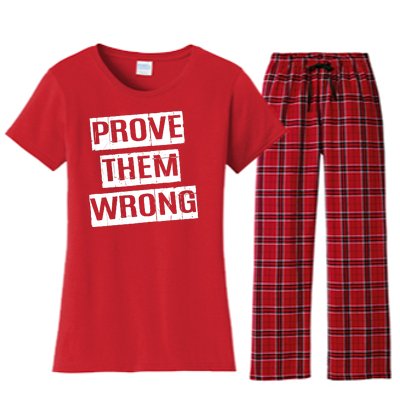 Prove Them Wrong Women's Flannel Pajama Set