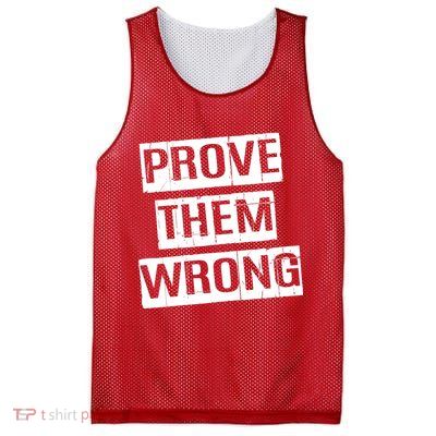 Prove Them Wrong Mesh Reversible Basketball Jersey Tank