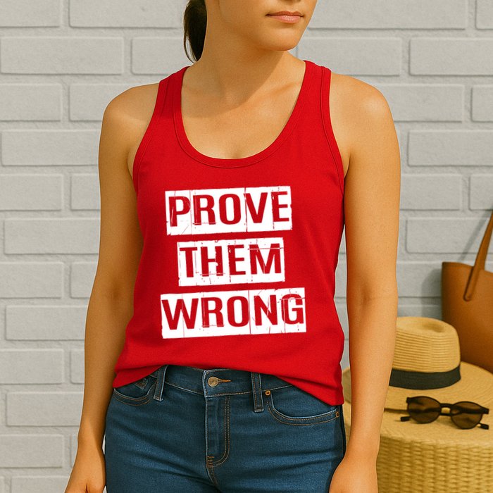 Prove Them Wrong Womens Tank Top
